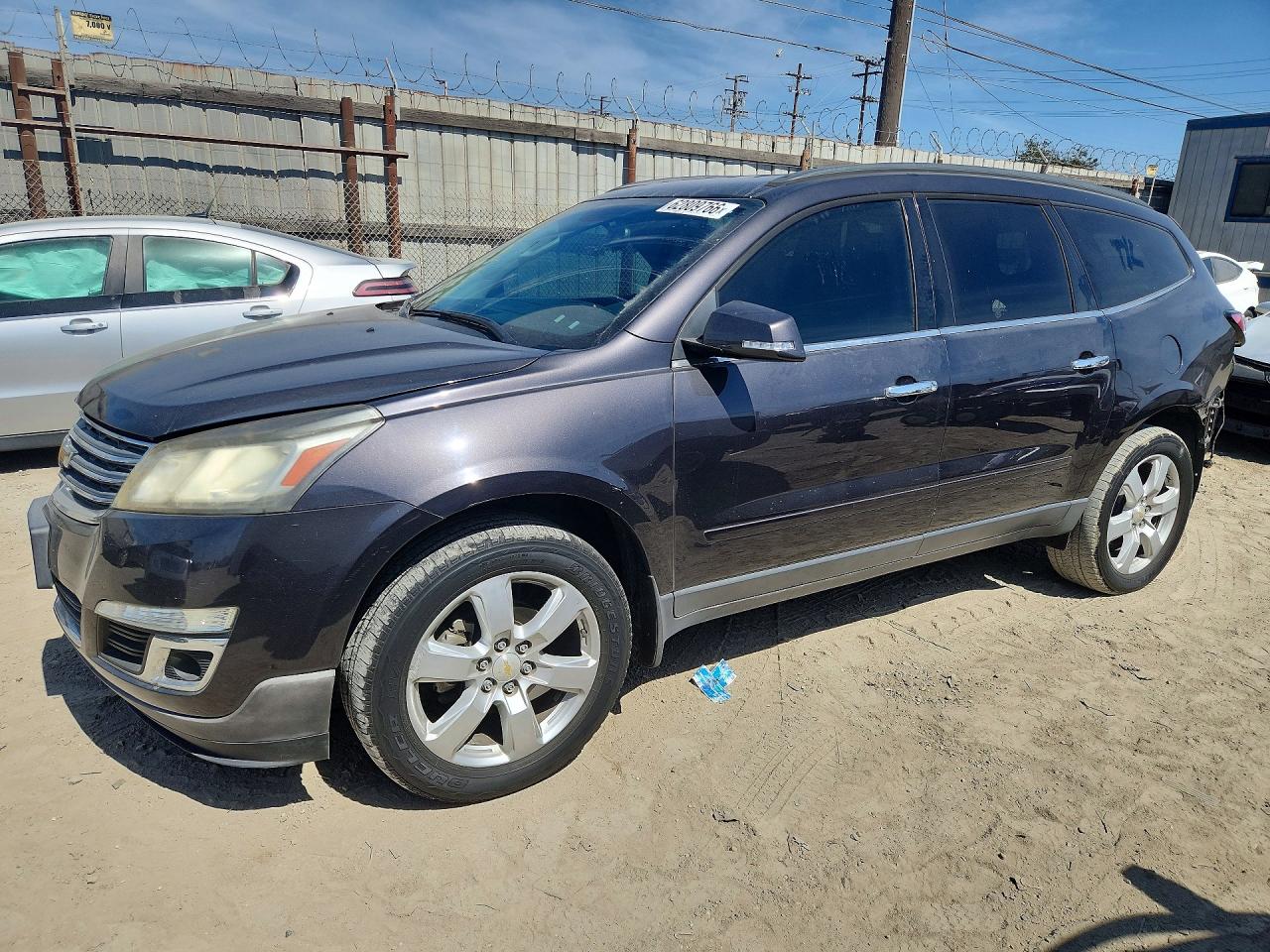 2016 Chevrolet Traverse LT, VIN 1GNKRGKD2GJ175790 — Rear end