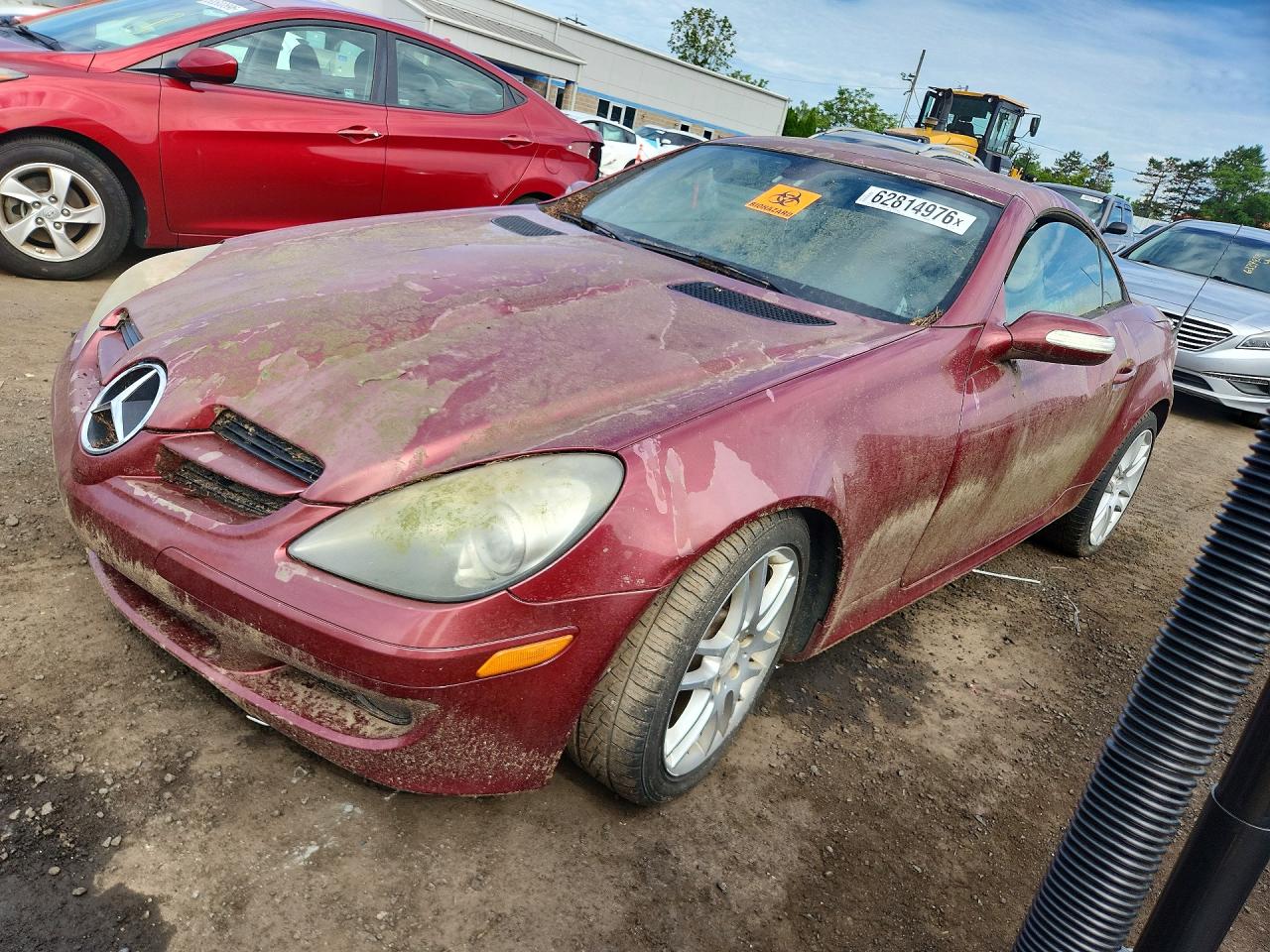 2008 Mercedes-Benz SLK 280, VIN WDBWK54F58F187369 — Перед