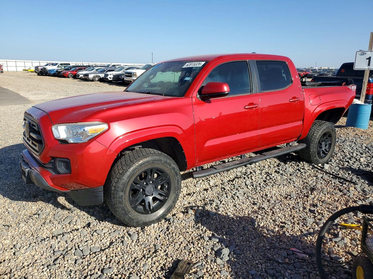 2019 Toyota Tacoma SR, VIN 5TFAX5GN0KX156323 — Rear end