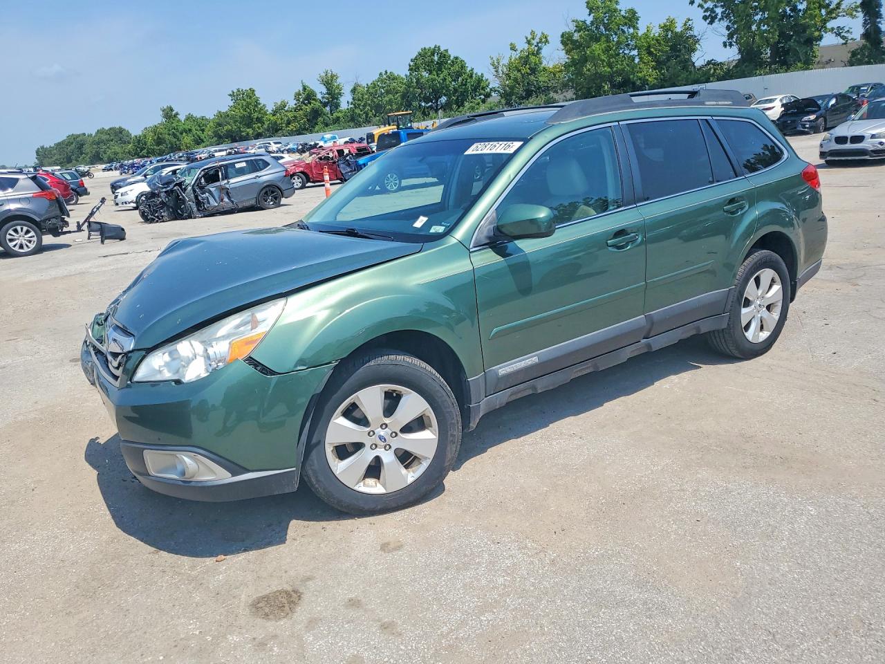 2012 Subaru Outback Limited, VIN 4S4BRCKC3C3249849 — Front end