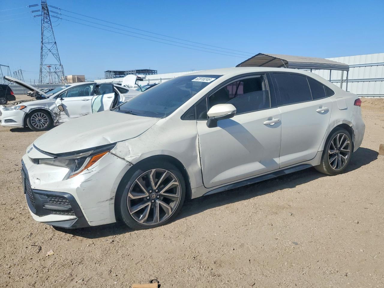 2021 Toyota Corolla SE, VIN JTDS4MCE0MJ075311 — Front end