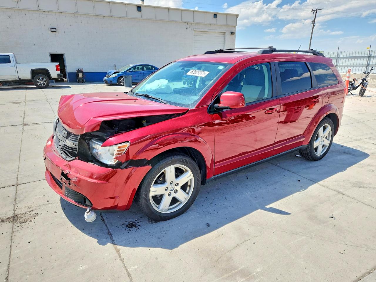 2009 Dodge Journey SXT, VIN 3D4GG57V89T534505 — Перед