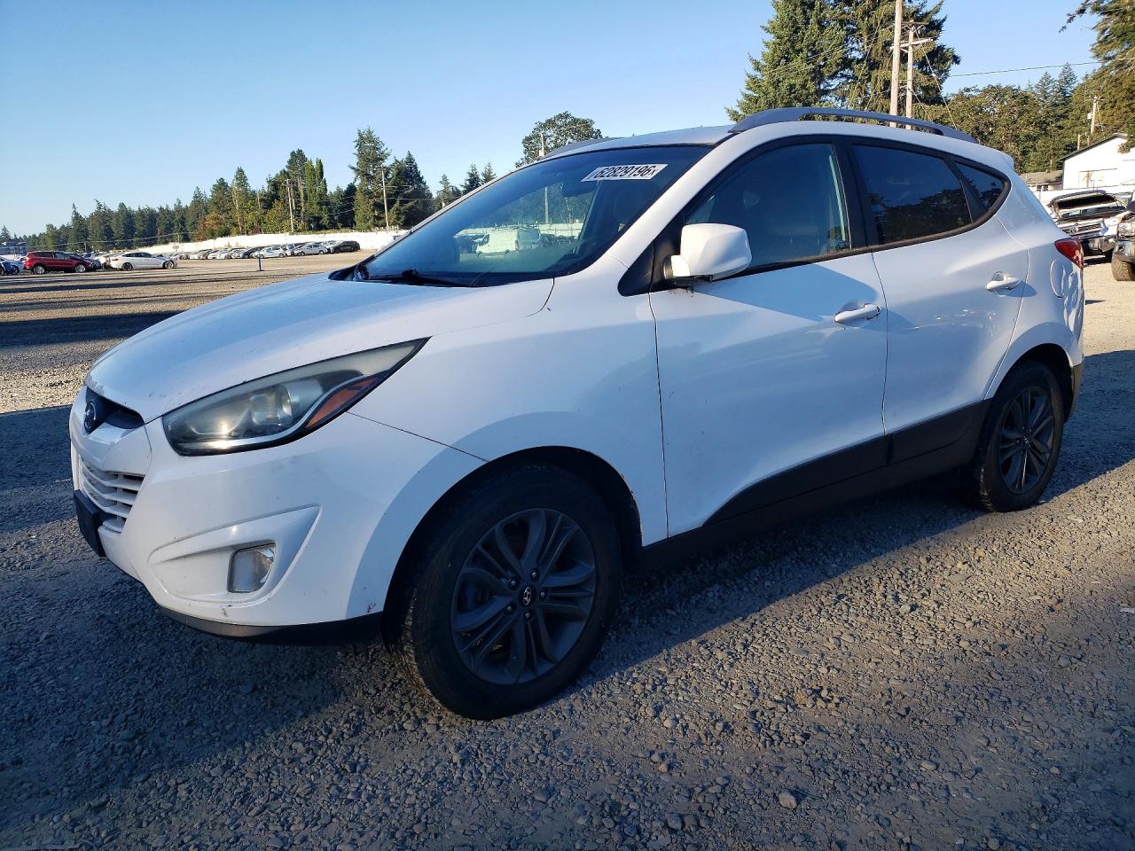 2014 Hyundai Tucson Limited, VIN KM8JUCAG8EU914756 — Vandalism