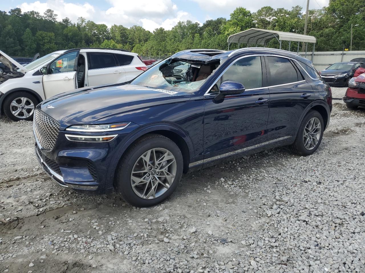 2025 Genesis GV70 2.5T, VIN 5NMMADTB8SH022236 — Roof