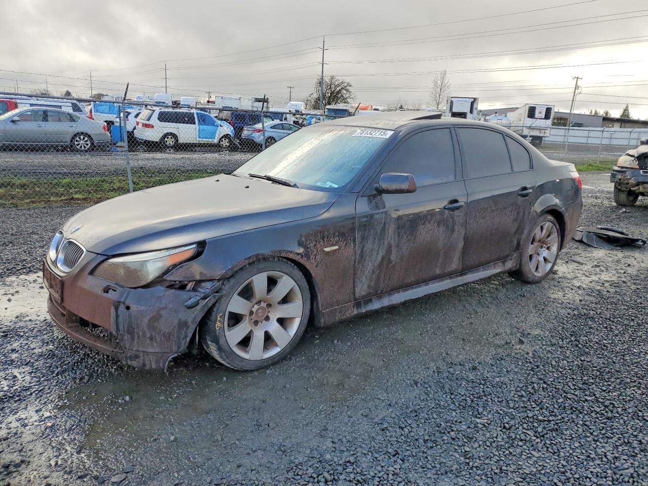 2007 BMW 5 Series 530i, VIN WBANE73567CM57778 — Undercarriage