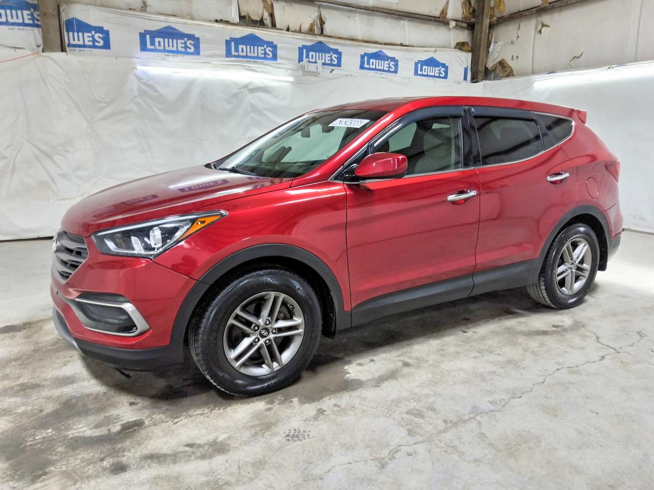 2017 Hyundai Santa Fe 2.4L, VIN 5XYZTDLB5HG403514 — Мелкие вмятины и царапины