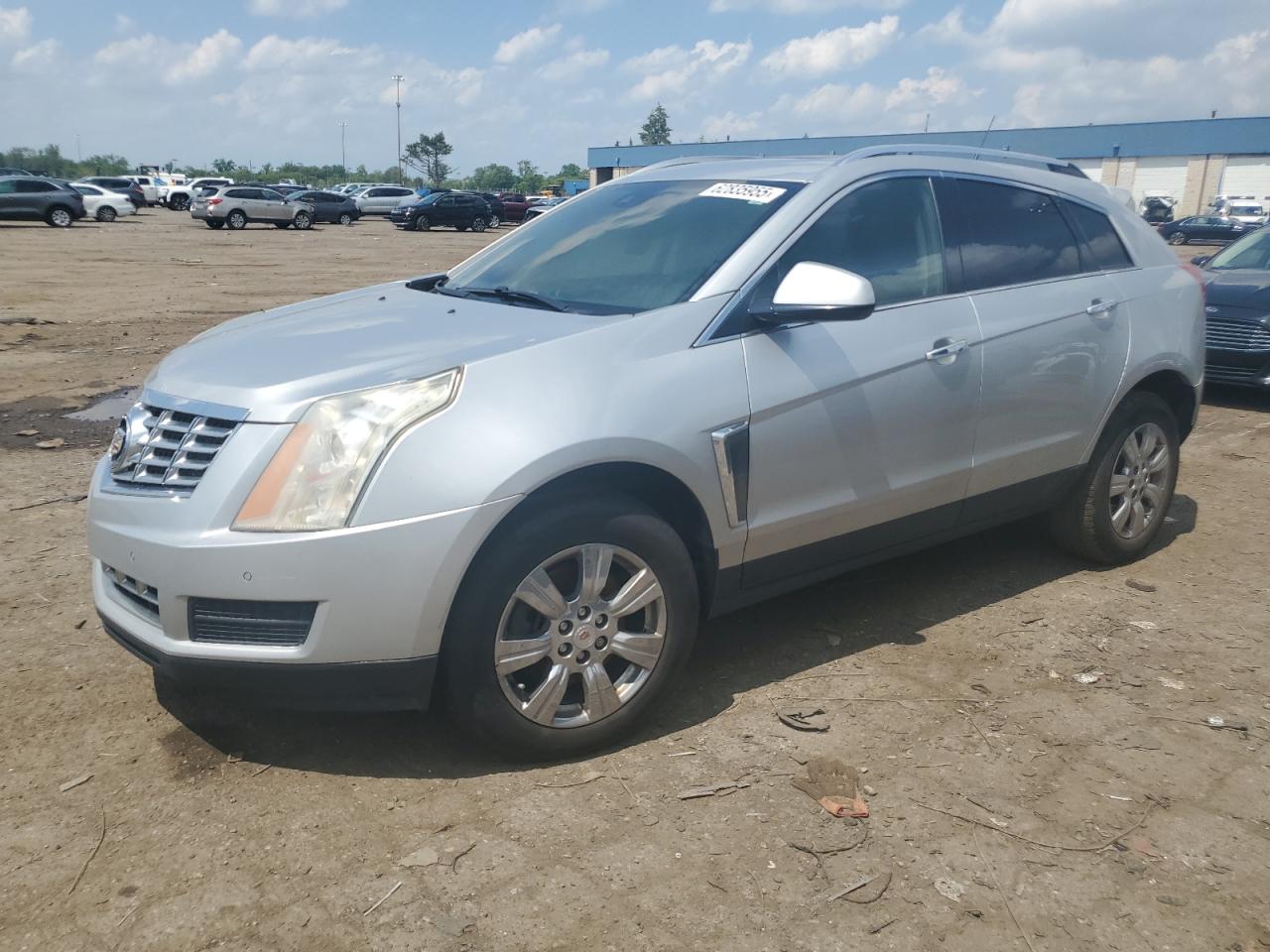2014 Cadillac SRX Luxury Collection, VIN 3GYFNBE33ES644757 — Пожар в салоне