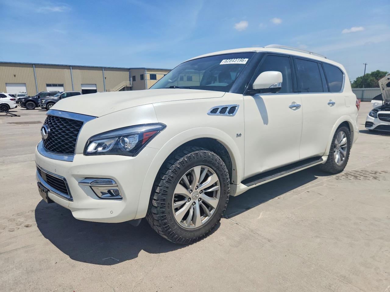 2017 Infiniti QX80, VIN JN8AZ2NE5H9160896 — Minor dents and scratches