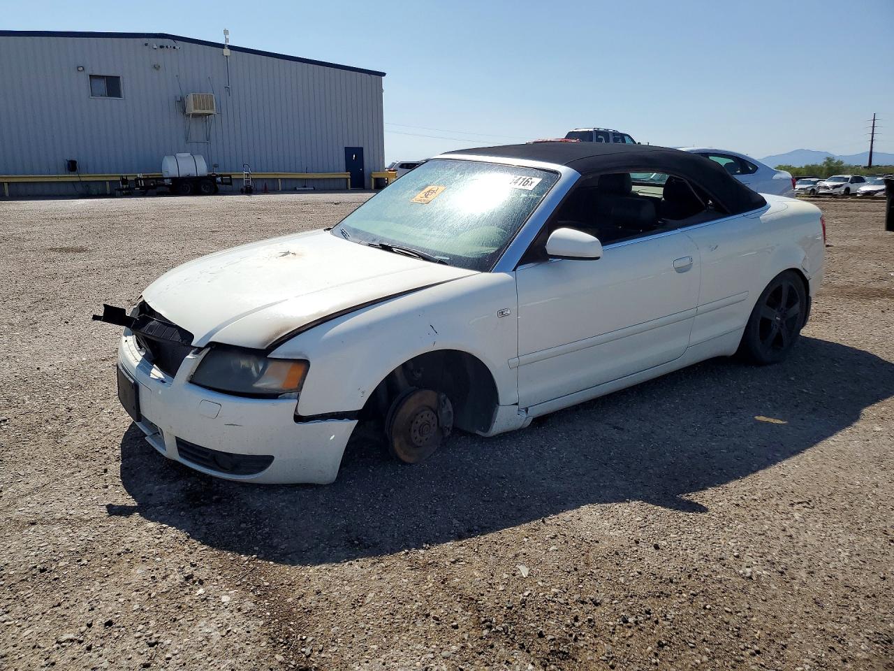 2005 Audi A4 3.0L, VIN WAUDT48H45K009254 — Burn