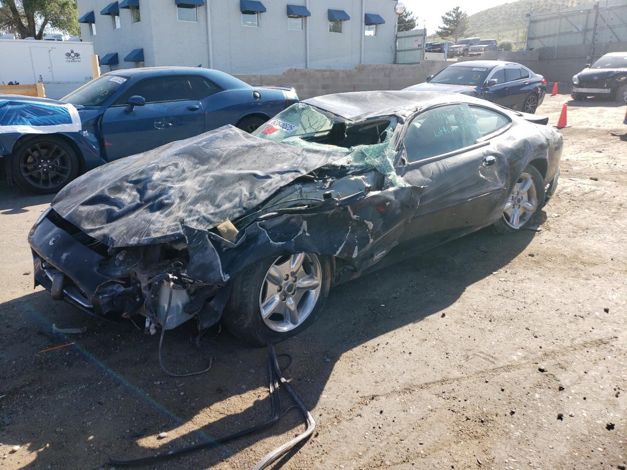 1998 Jaguar XK, VIN SAJGX5241WC027546 — Rollover