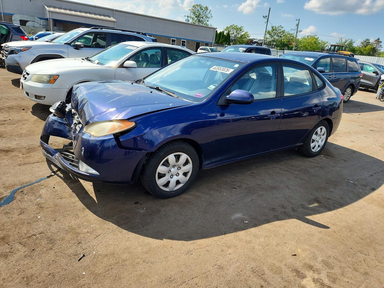 2007 Hyundai Elantra GLS, VIN KMHDU46DX7U179878 — Перед