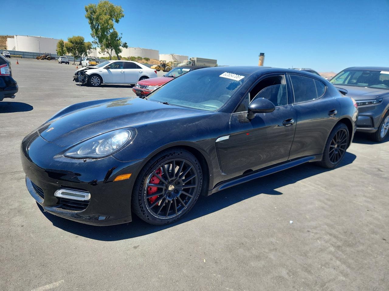2013 Porsche Panamera Turbo, VIN WP0AC2A74DL090373 — Front end