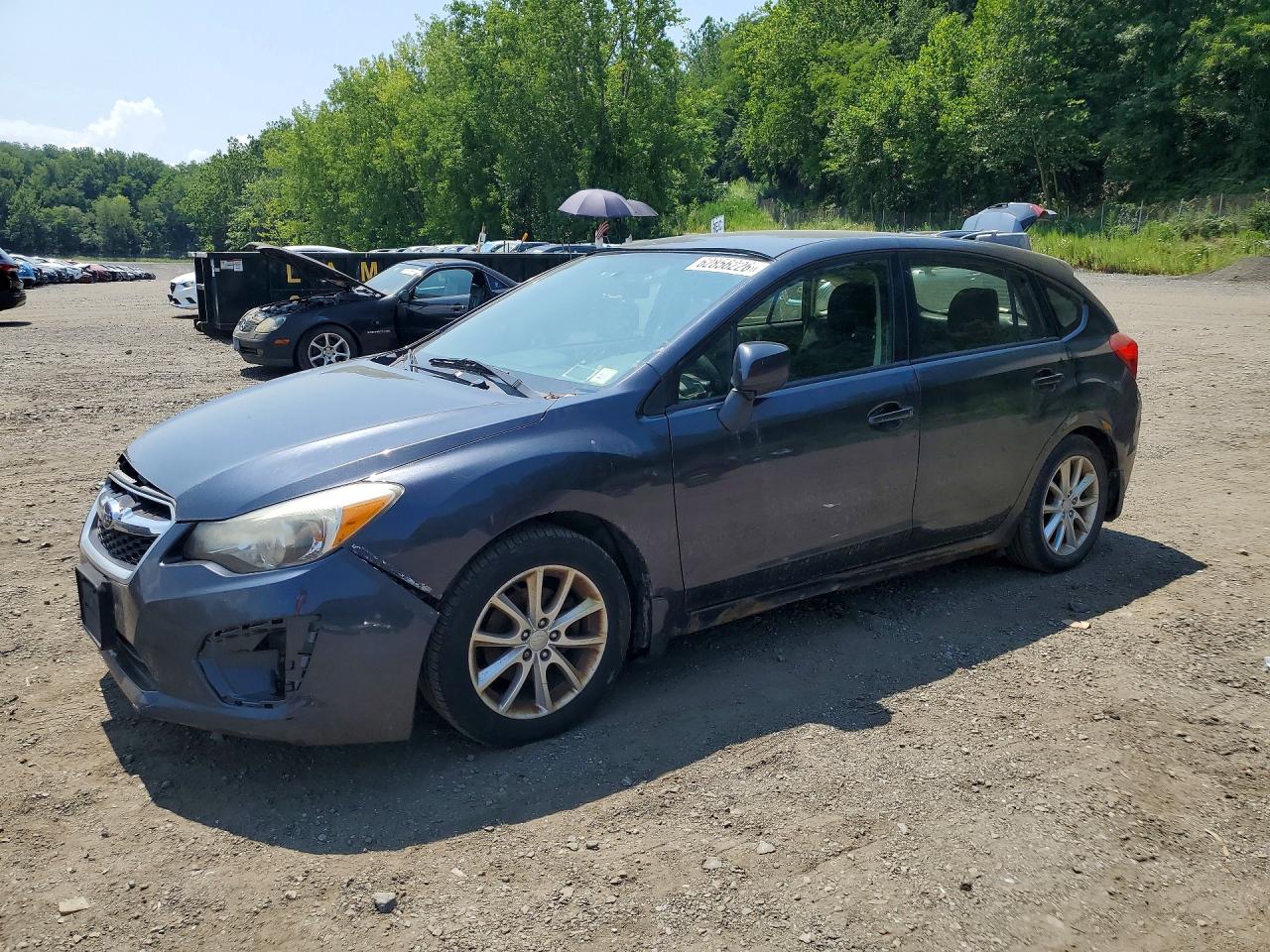 2013 Subaru Impreza Premium, VIN JF1GPAC64DH808963 — Front end