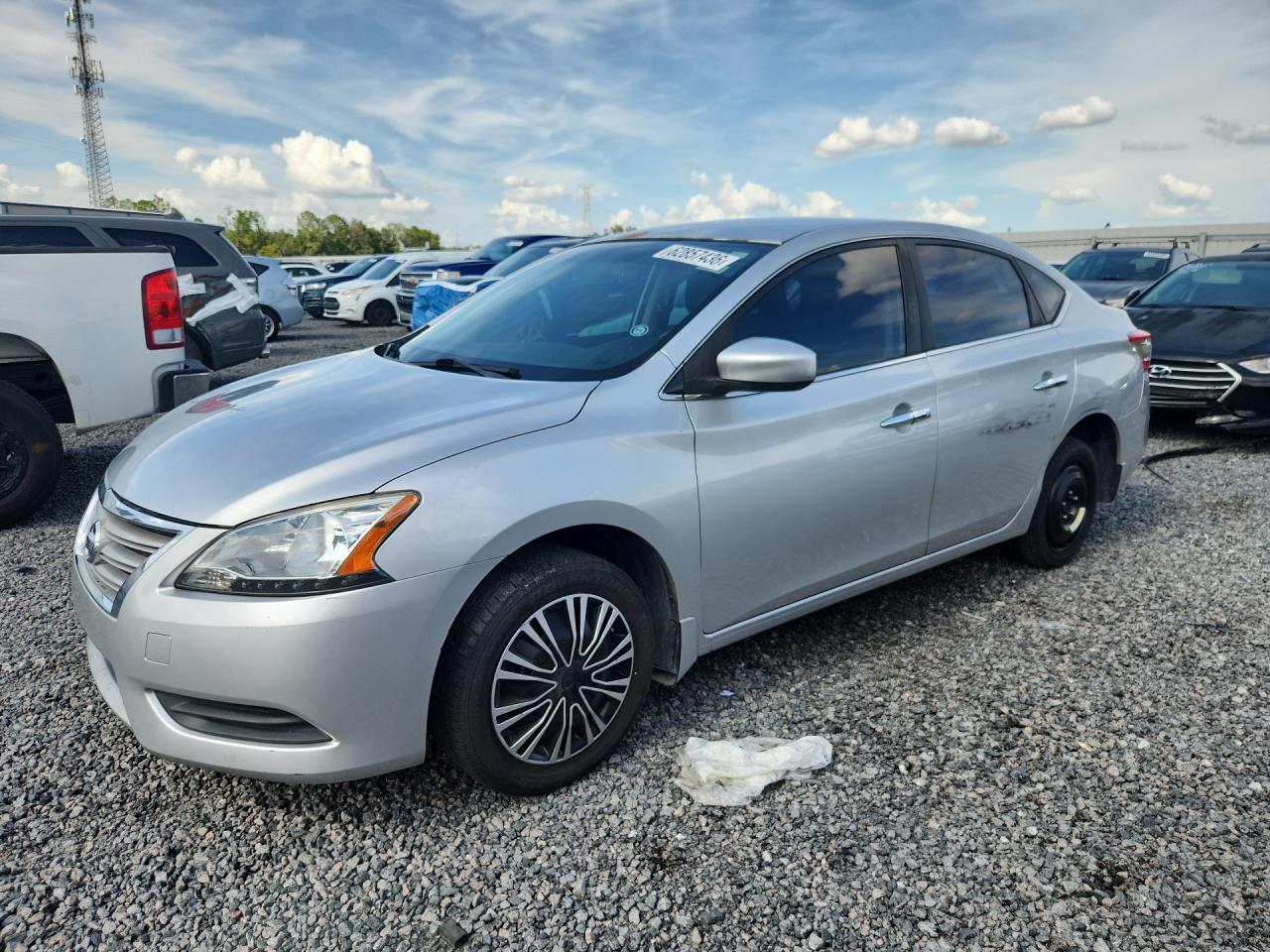 2015 Nissan Sentra SV, VIN 3N1AB7AP8FY366843 — Side
