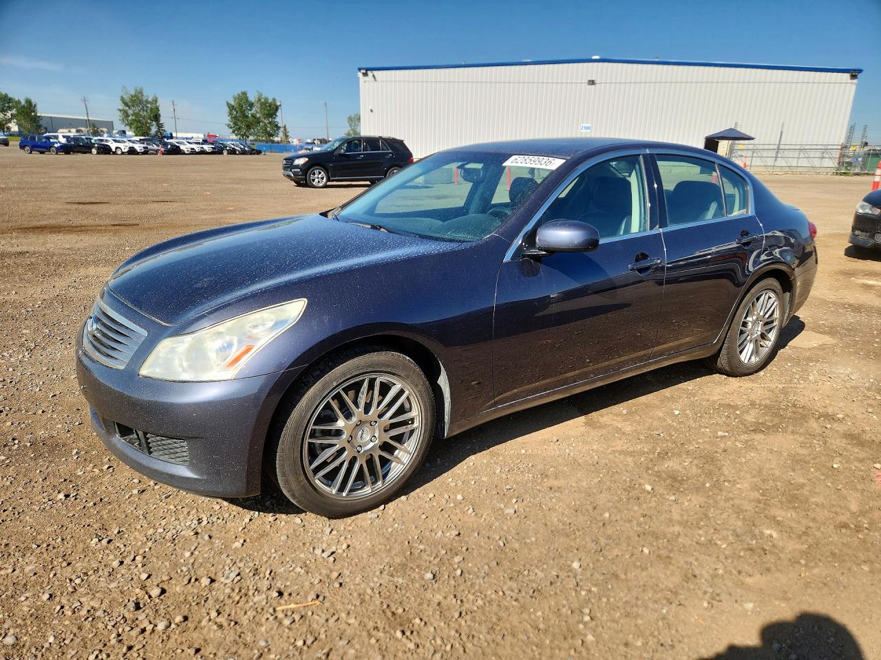 2007 Infiniti G35 G35x, VIN JNKBV61F97M820336 — Rear end