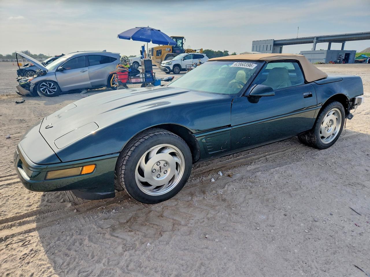 1996 Chevrolet Corvette, VIN 1G1YY32P6T5119954 — Rear end