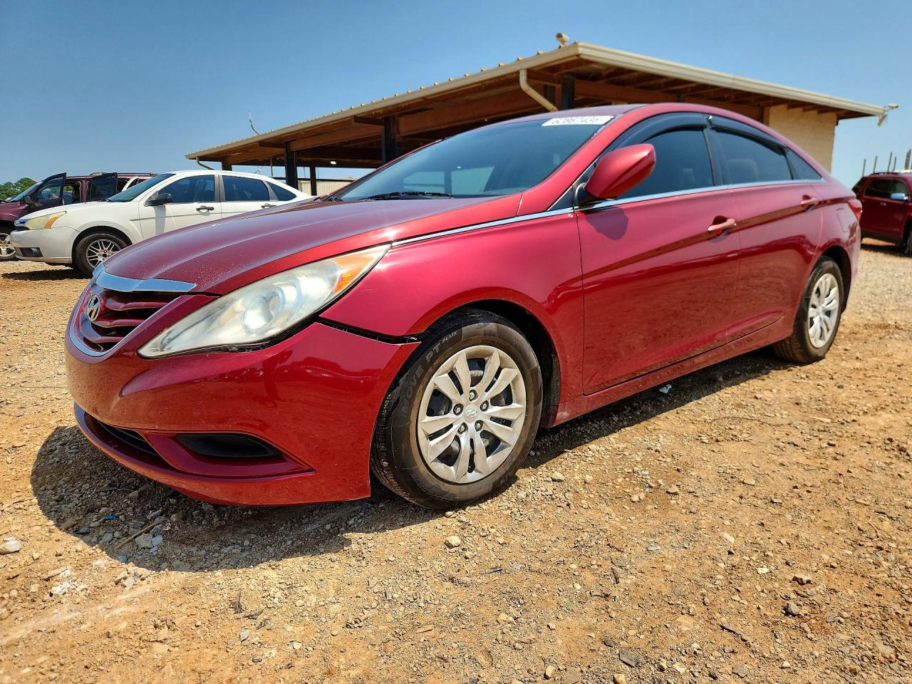 2011 Hyundai Sonata GLS, VIN 5NPEB4AC2BH304629 — Front end