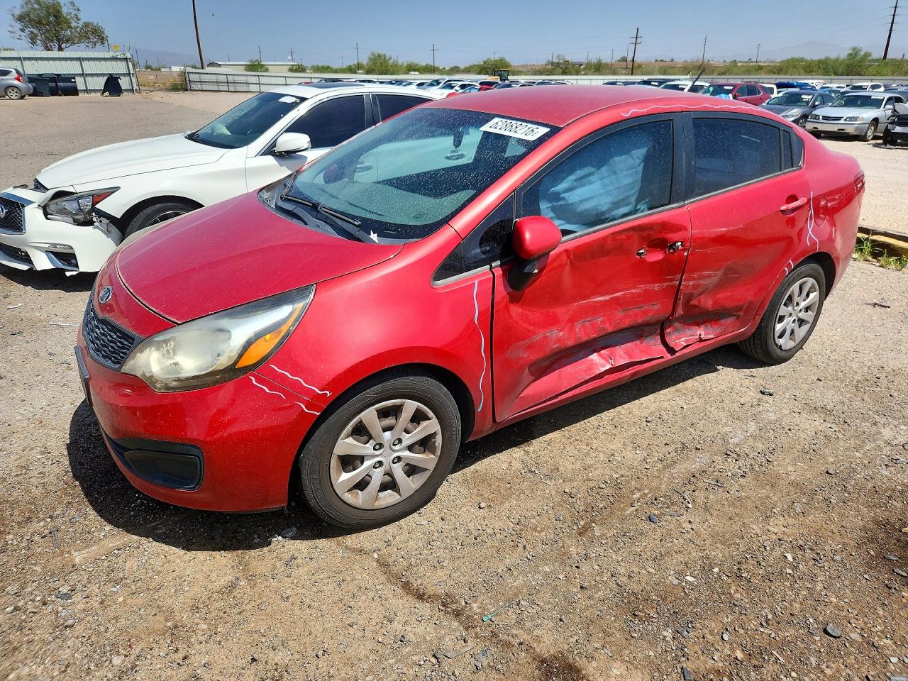 2012 Kia Rio LX, VIN KNADM4A3XC6069315 — Side