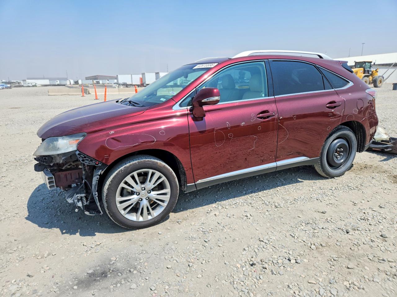 2013 Lexus RX 350, VIN 2T2BK1BA1DC183401 — Front end
