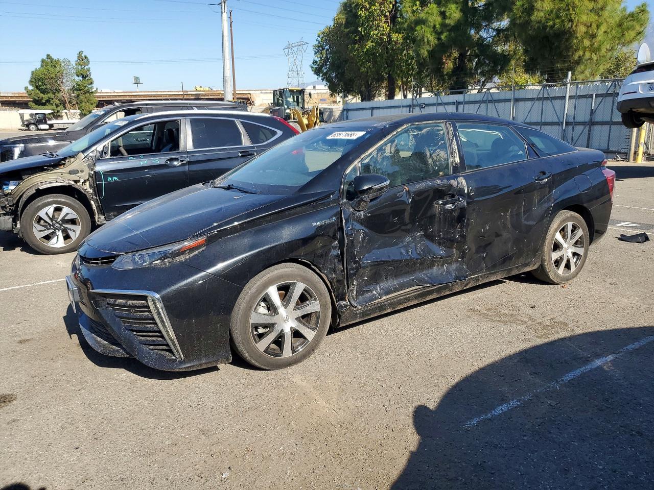 2020 Toyota Mirai, VIN JTDBVRBD3LA007974 — Бок
