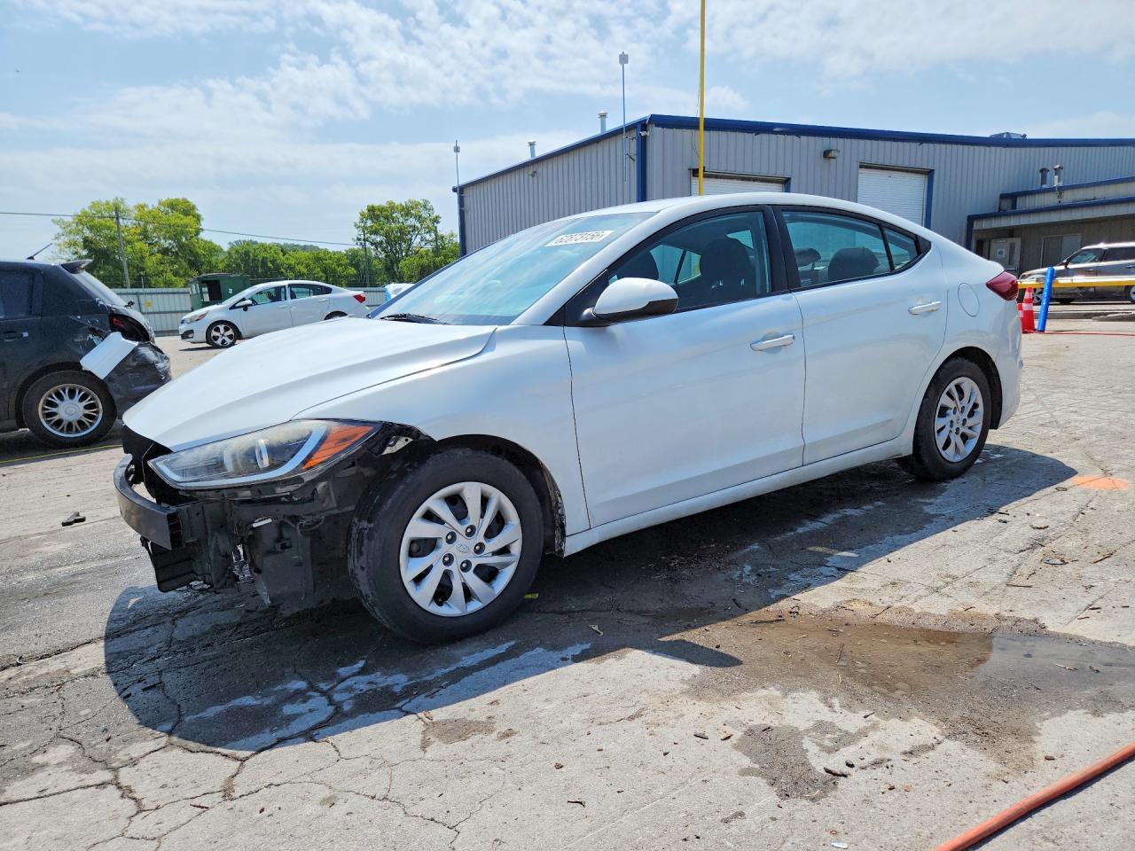 2018 Hyundai Elantra SEL, VIN 5NPD84LFXJH231042 — Front end