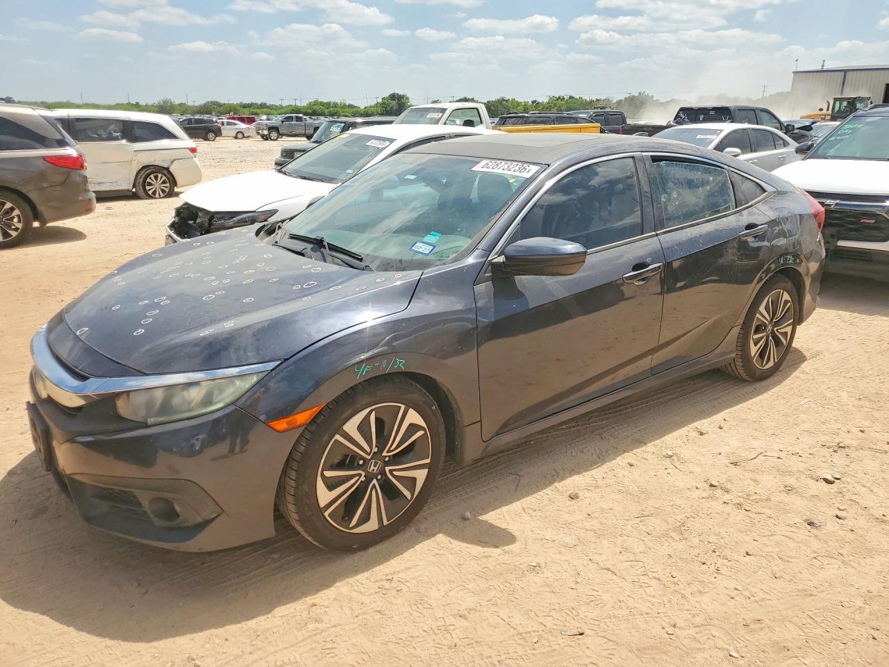 2016 Honda Civic EX-T, VIN 19XFC1F34GE008662 — Hail