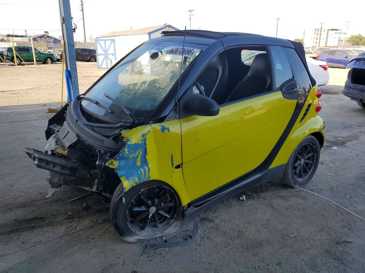 2008 Smart fortwo Passion, VIN WMEEK31X98K169545 — Перед