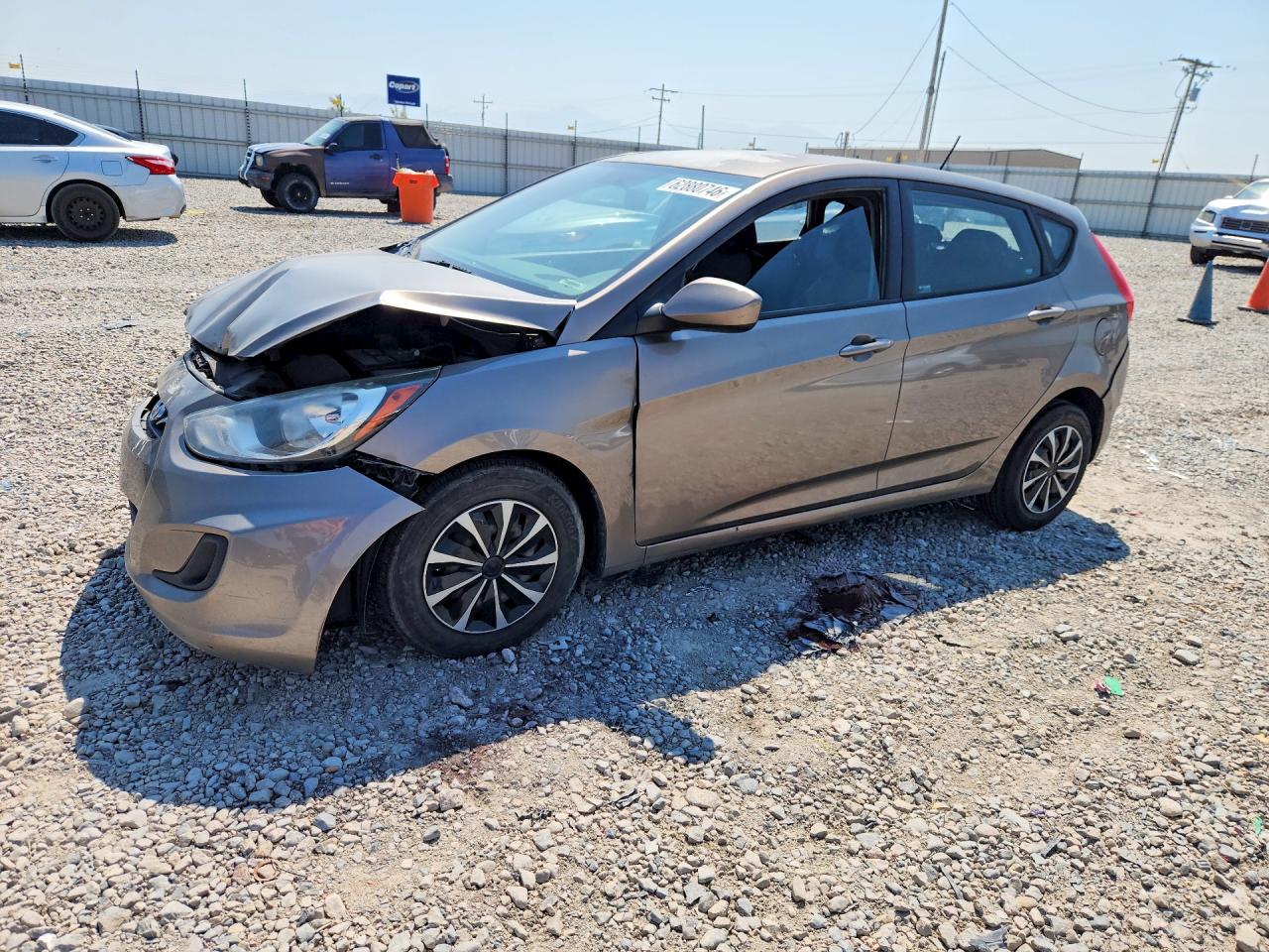 2012 Hyundai Accent GS, VIN KMHCT5AE8CU037723 — Front end