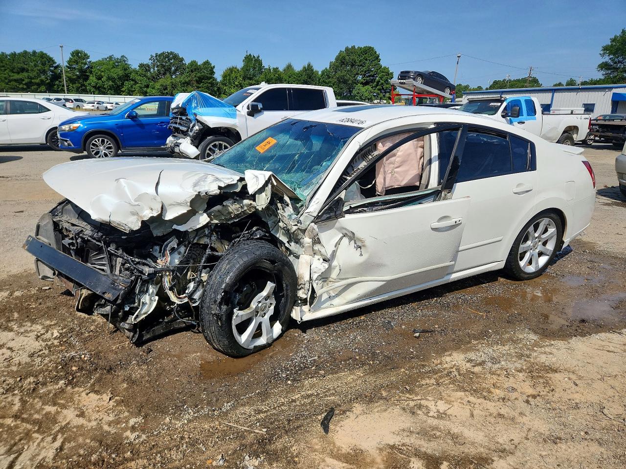 2007 Nissan Maxima SE, VIN 1N4BA41E27C854784 — Front end
