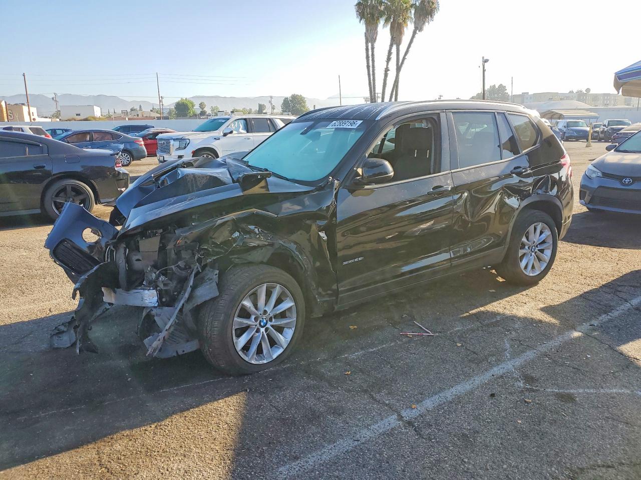 2017 BMW X3 sDrive28i, VIN 5UXWZ7C38H0V86570 — Front end