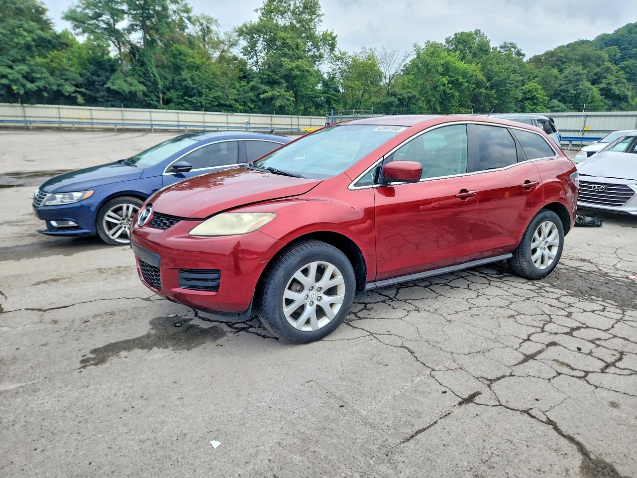 2007 Mazda CX-7 Grand Touring, VIN JM3ER293370149816 — Rear end