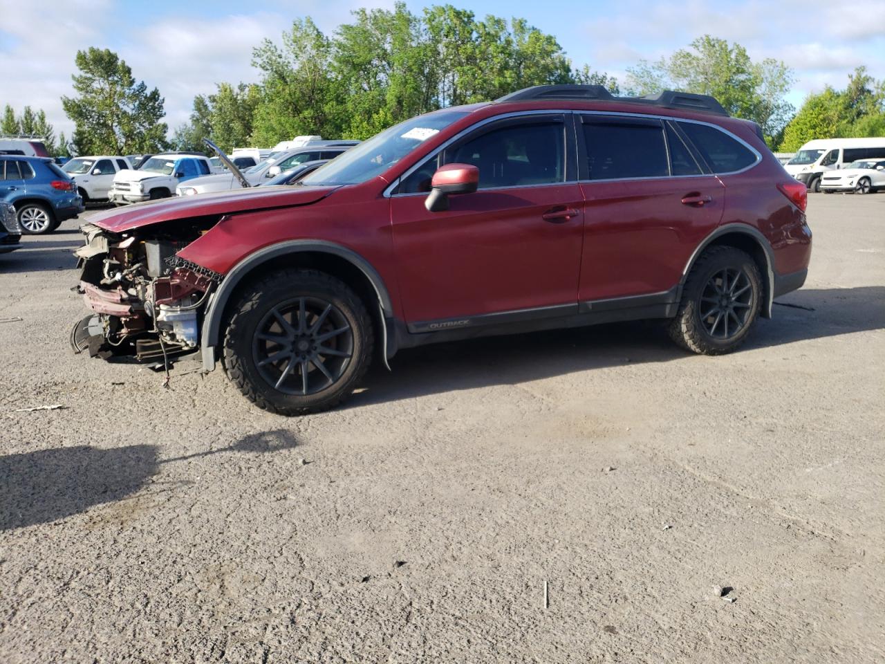 2016 Subaru Outback Premium, VIN 4S4BSADC0G3280407 — Front end
