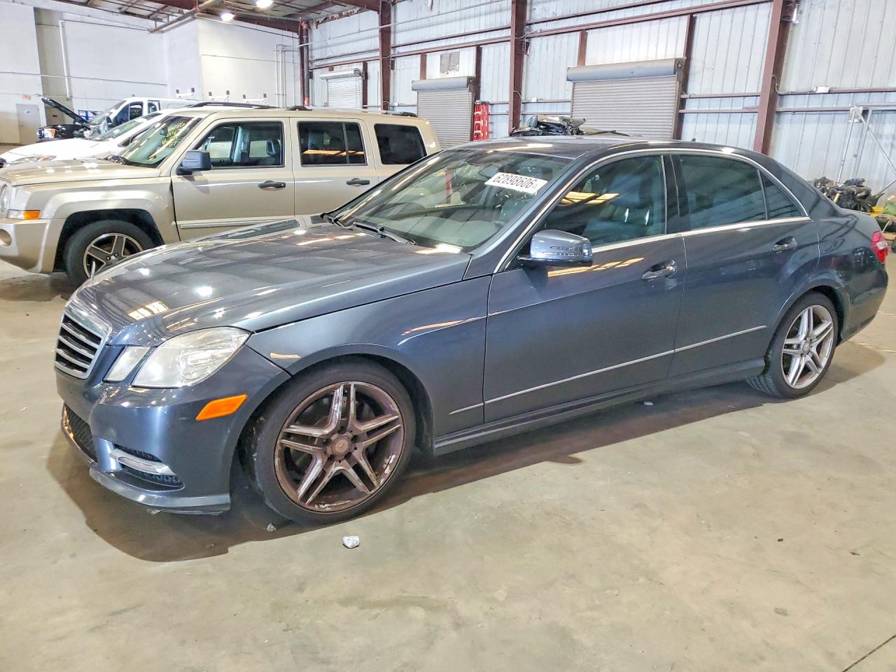2013 Mercedes-Benz E 350 Sport, VIN WDDHF8JBXDA683539 — Frame damage