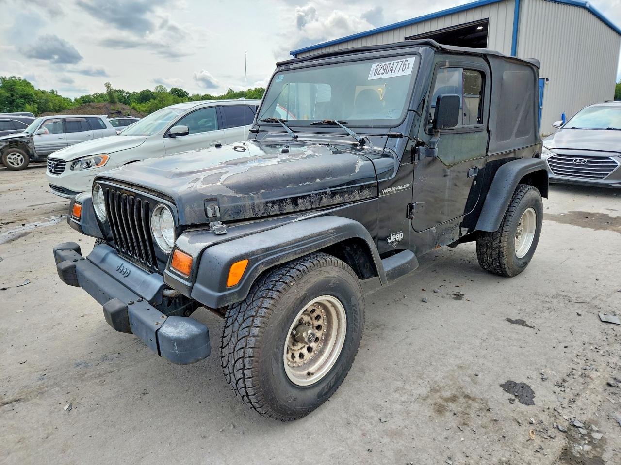 1998 Jeep Wrangler SE, VIN 1J4FY29P1WP759300 — Обычный износ