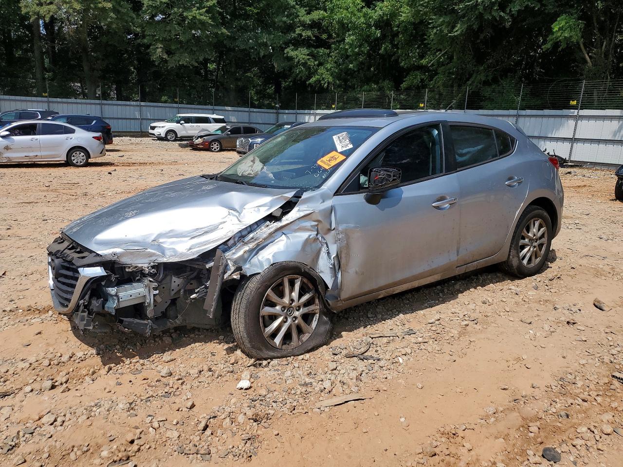 2018 Mazda 3 Sport, VIN 3MZBN1K70JM196642 — Front end