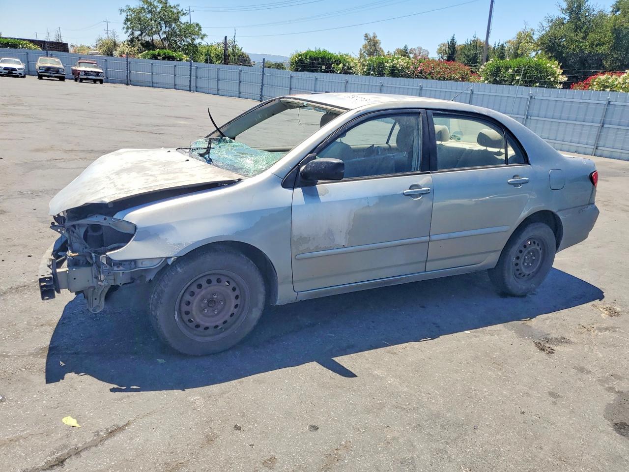 2003 Toyota Corolla LE, VIN JTDBR32E430029787 — Front end