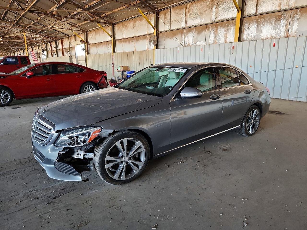 2015 Mercedes-Benz C 300, VIN 55SWF4JB2FU054781 — Front end