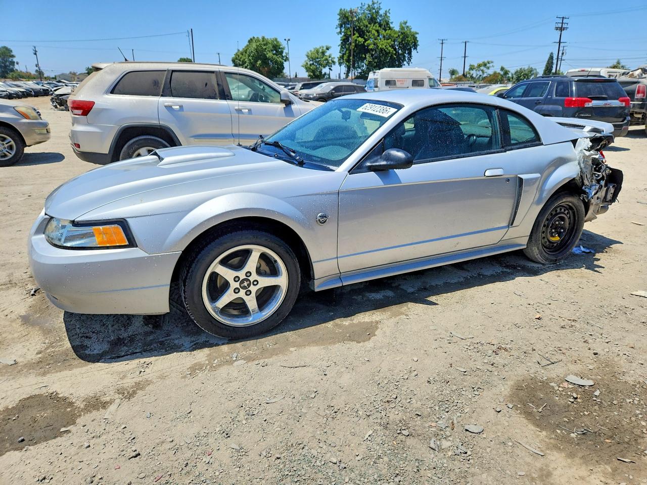 2004 Ford Mustang GT Deluxe, VIN 1FAFP42X84F212595 — Rear end