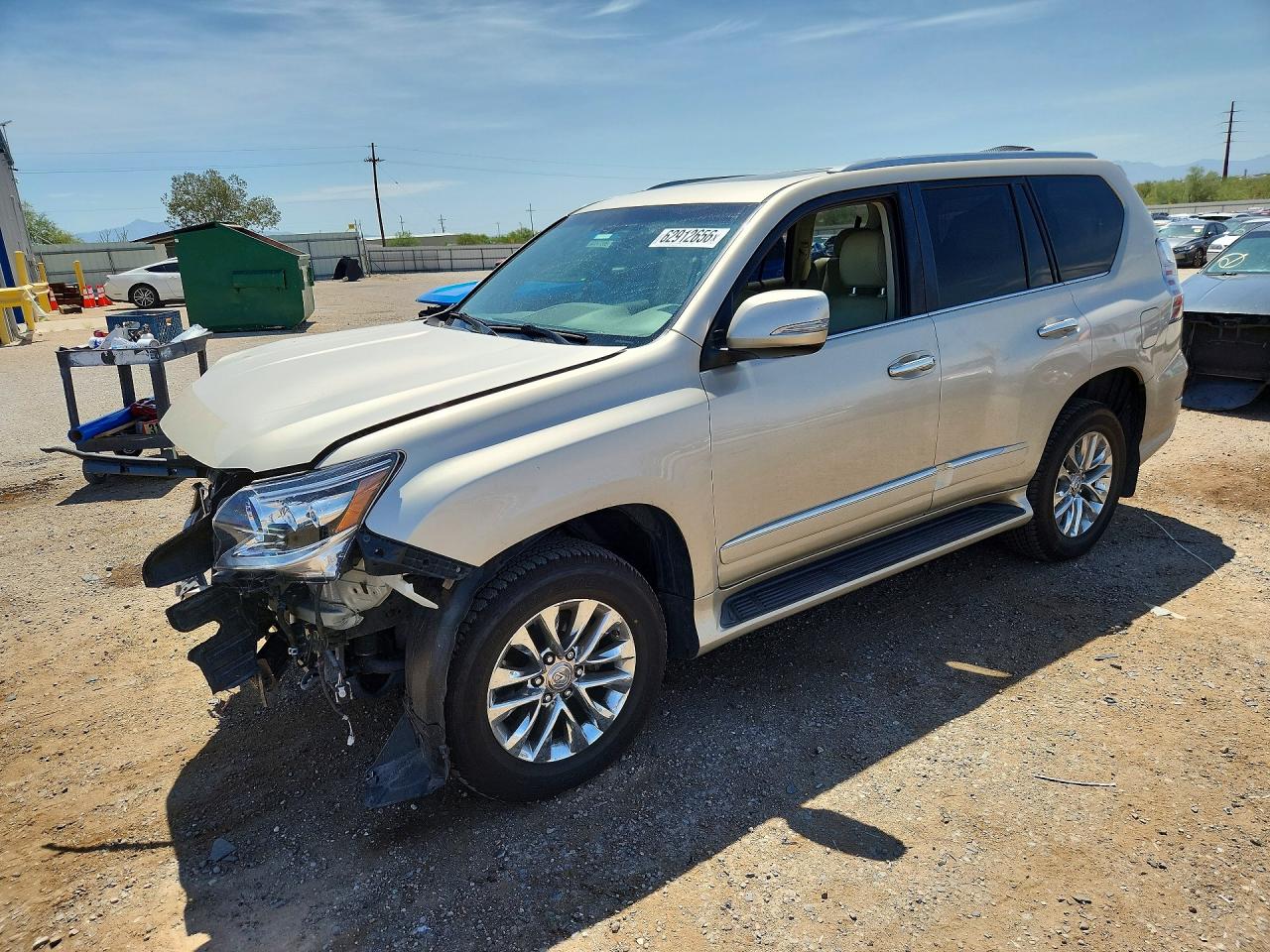 2015 Lexus GX 460, VIN JTJBM7FX9F5116798 — Front end