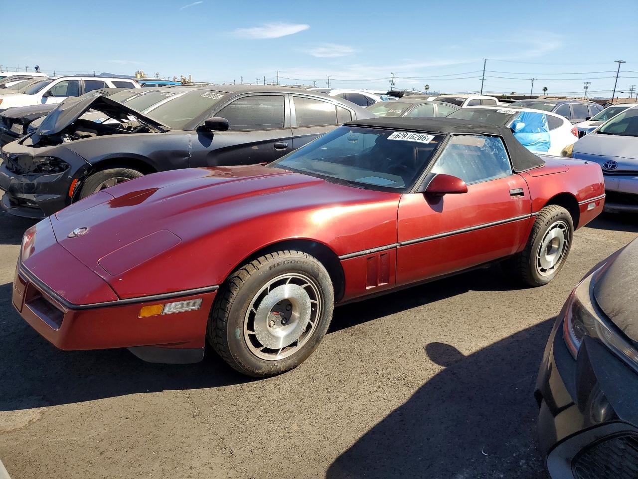 1987 Chevrolet Corvette, VIN 1G1YY3189H5119772 — Minor dents and scratches