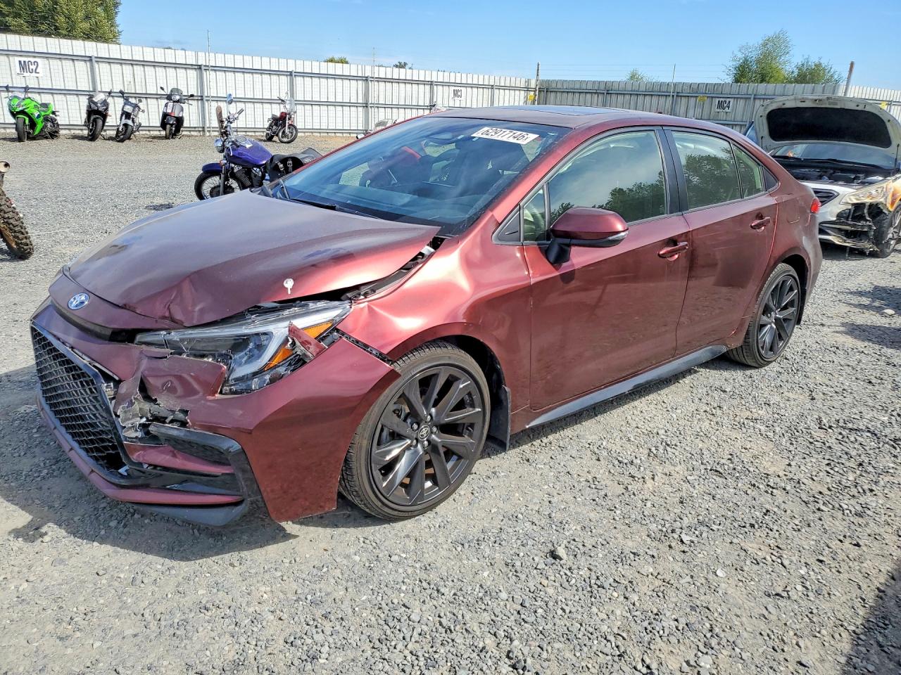 2023 Toyota Corolla Hybrid SE, VIN JTDBDMHE8PJ003625 — Front end