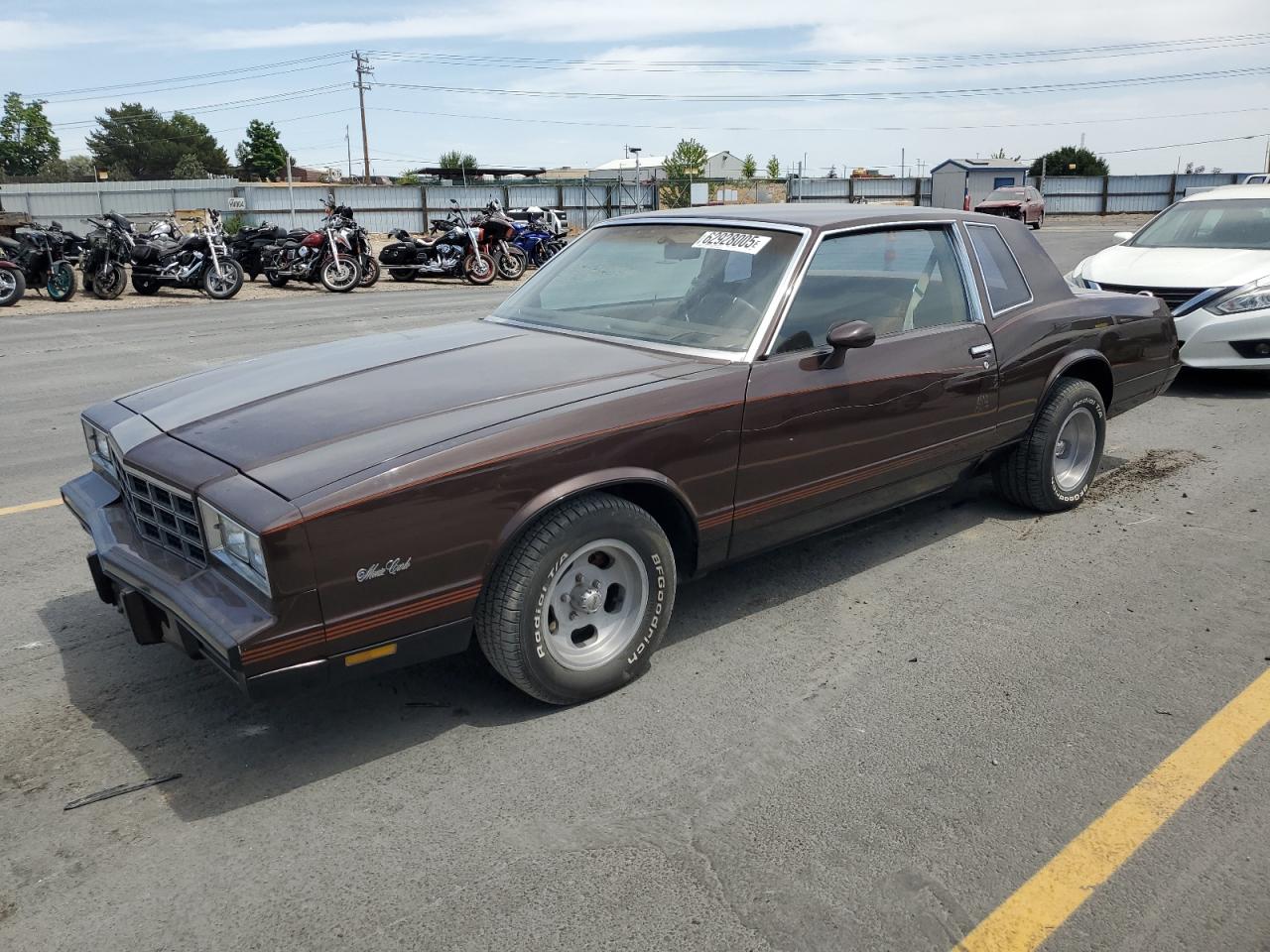 1981 Chevrolet Monte Carlo, VIN 1G1AZ37K5BK418041 — Side