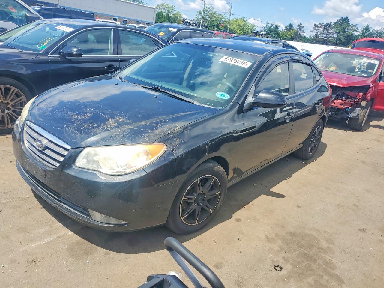 2008 Hyundai Elantra GLS, VIN KMHDU46D88U306208 — Rear end