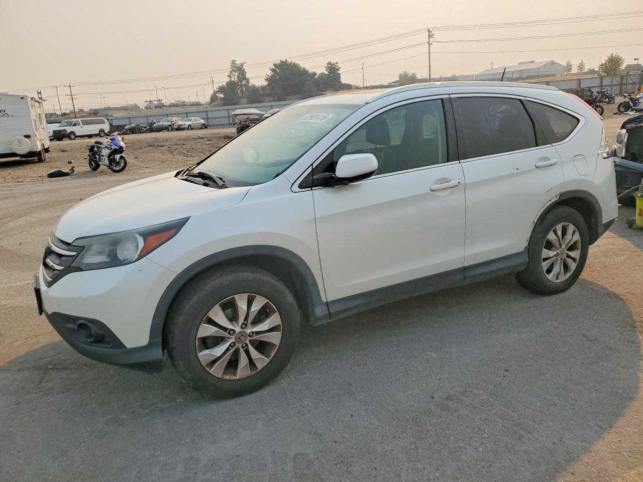 2014 Honda CR-V EX-L, VIN 5J6RM4H73EL090216 — Rear end