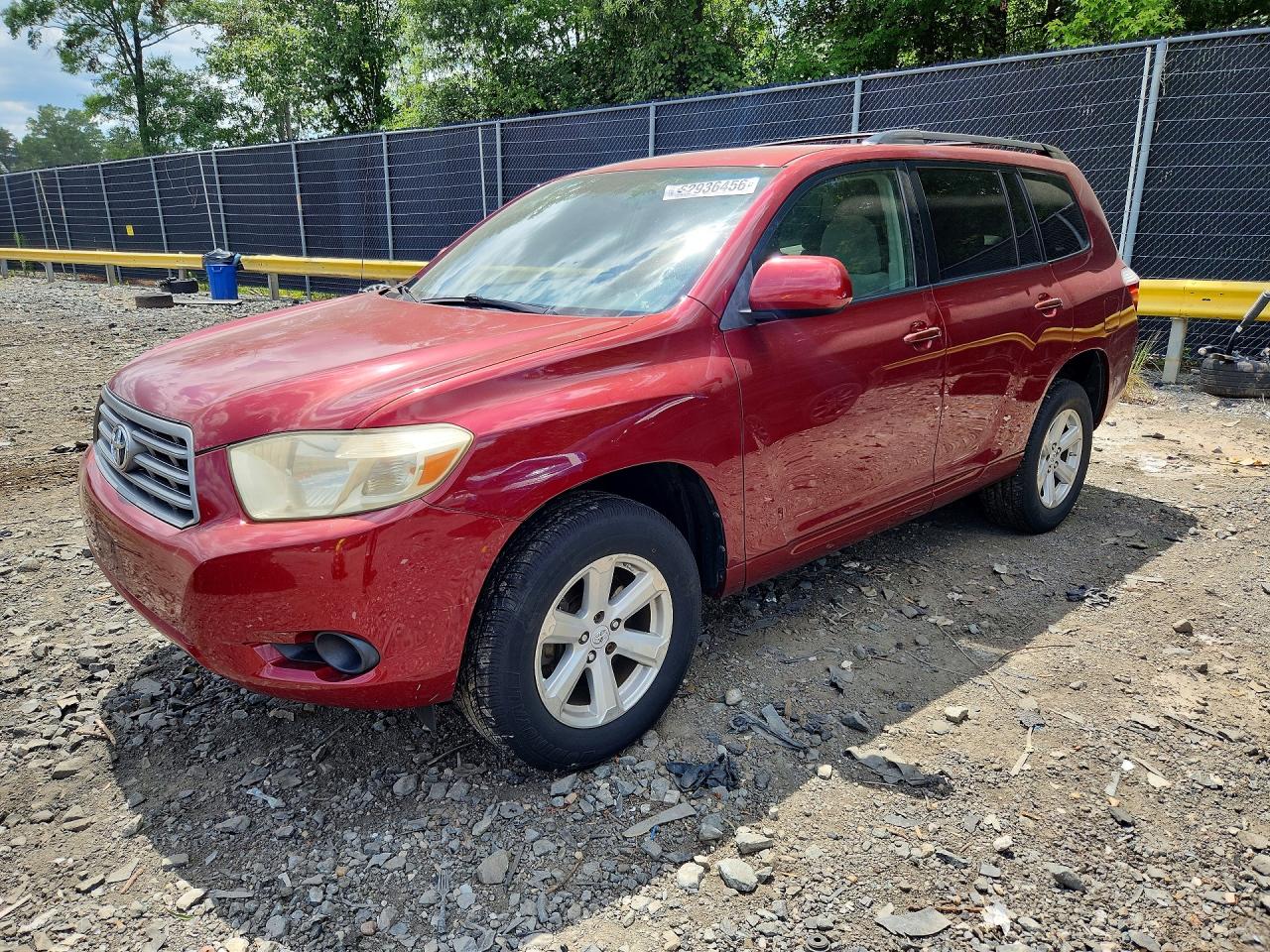 2008 Toyota Highlander, VIN JTEDS41A182047043 — Side