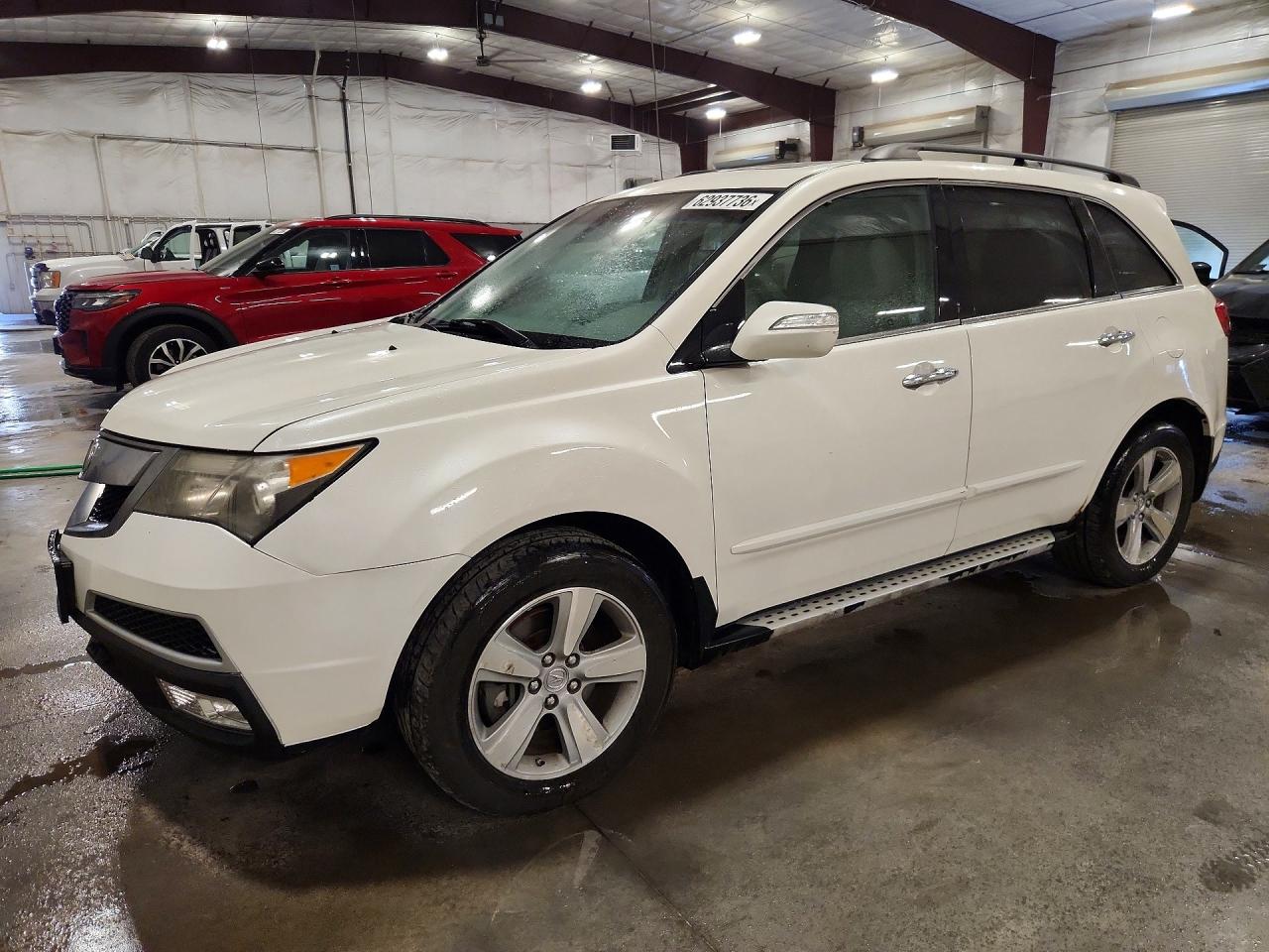 2011 Acura MDX Technology, VIN 2HNYD2H42BH511566 — Hail