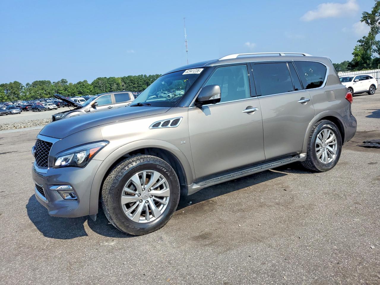 2017 Infiniti QX80, VIN JN8AZ2NF7H9645243 — Мелкие вмятины и царапины
