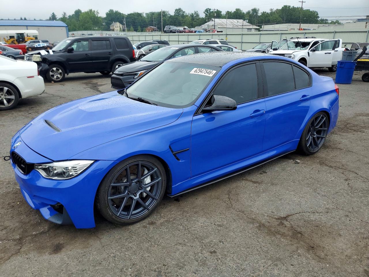 2016 BMW M3, VIN WBS8M9C52G5E68288 — Engine fire