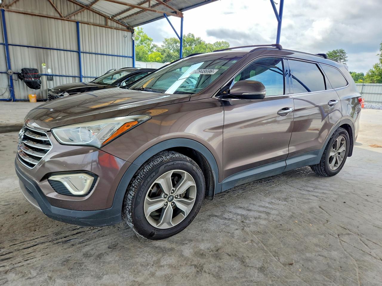 2013 Hyundai Santa Fe GLS, VIN KM8SN4HF7DU002879 — Minor dents and scratches