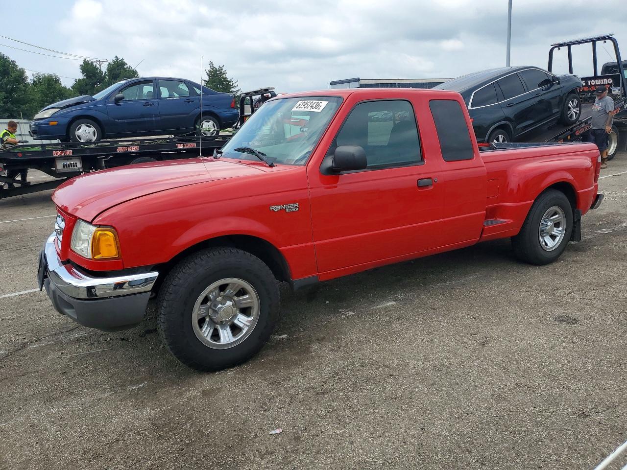 2003 Ford Ranger XL Fleet, VIN 1FTYR44V23PA76823 — Front end